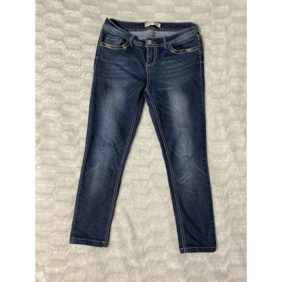 NOBO No Boundaries Womens Blue Denim Stretch Skinny Jeans Size 9 28x25 Msrd - Picture 5 of 12